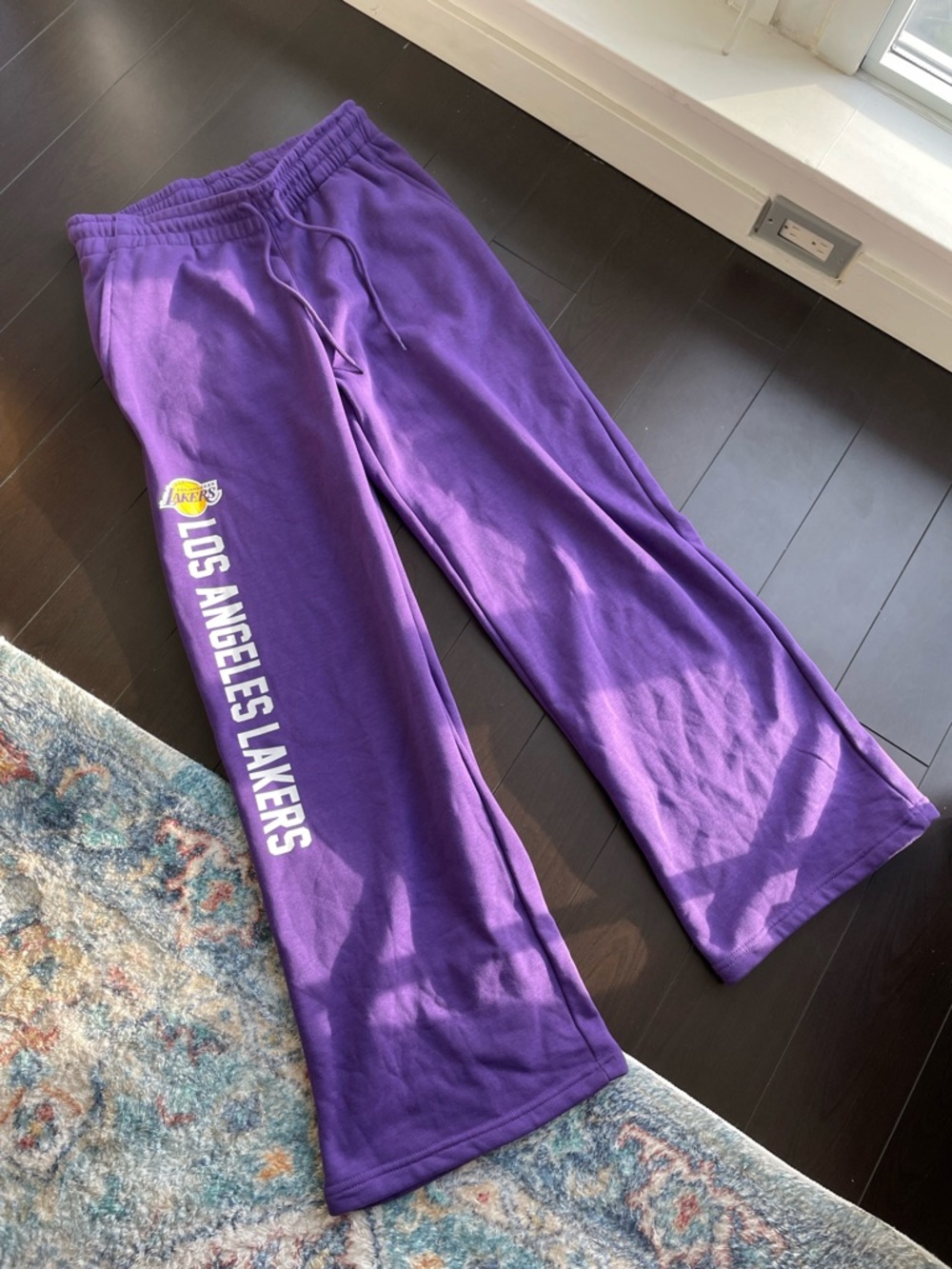 NEW Los Angeles Lakers NBA Basketball Purple Lounge Sweatpants